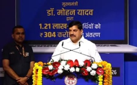 सीएम यादव ने 1.21 लाख बच्चों के खातों में डाले 304 करोड़ रुपये, लैपटॉप के लिए विद्यार्थियों को मिले 25-25 हजार