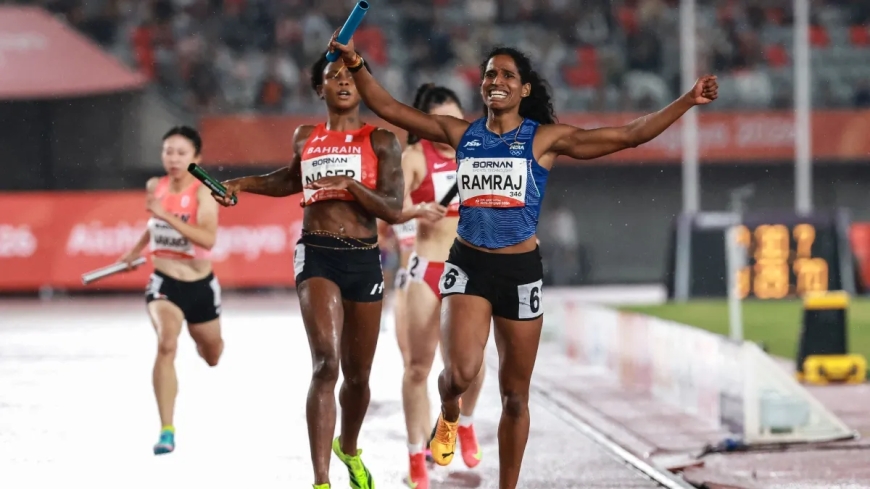 भारतीय महिला टीम ने 4x400 मीटर रिले में रचा इतिहास, भारत की झोली में आया छठा गोल्ड