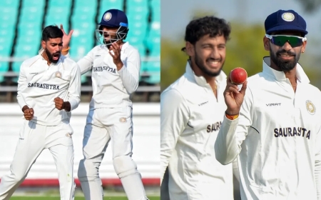 पार्थ भुट ने रणजी ट्रॉफी में रचा इतिहास, 17 रन देकर झटके 8 विकेट, सौराष्ट्र को दिलाई बड़ी जीत